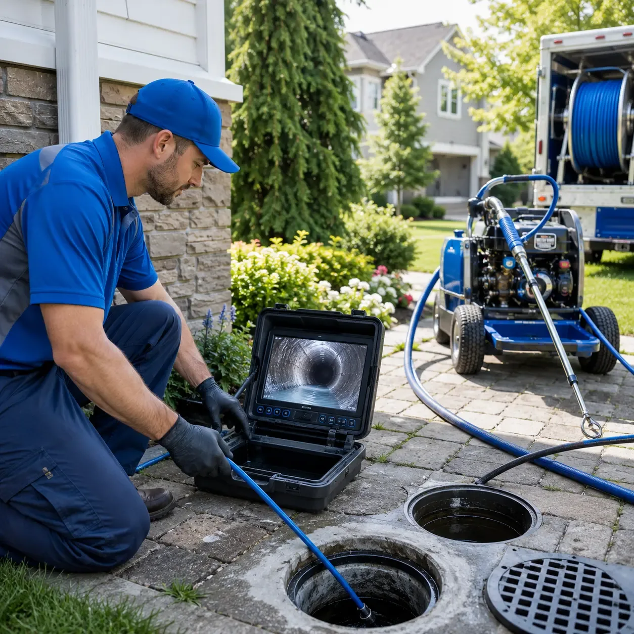 Outdoor drain cleaning professionals serving Crofton, KY